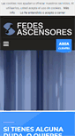 Mobile Screenshot of fedesascensores.com